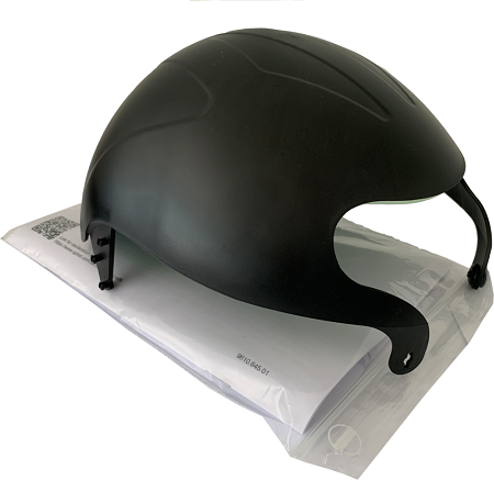 Optrel Anstossschutz schwarz zum Befestigen am optrel Kopfband (Art. 5002.840)