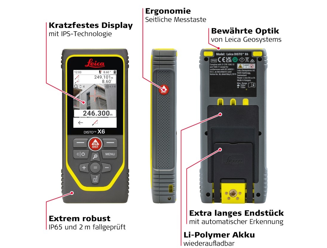 LEICA DISTO X6 (Art. 16736000)