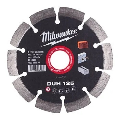 Milwaukee Diamanttrennscheibe DUH 125 mm für harte Materialien (Art.: 4932399540)