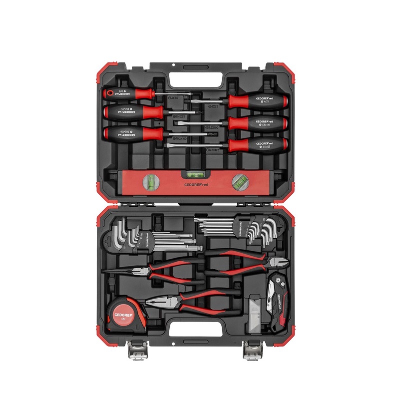 Gedore RED Wkz.Satz Messen-Schneiden-Schrauben 43tlg(R38003043)